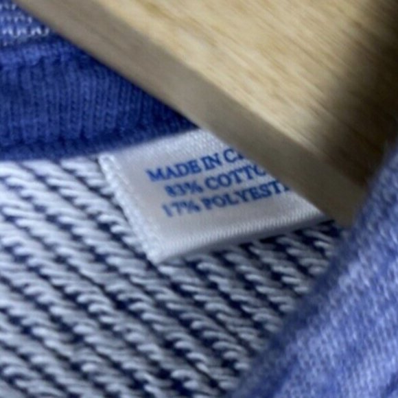 Southern Tide Kids Large Cotton Blend Blue Pullover Sweater - Picture 6 of 6